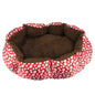 Soft Fleece Pet Dog Puppy Cat Warm Bed House Plush