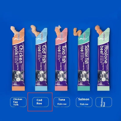 Cat Strip Kittens Nutrition Fat Hair Chin Wet Food Package Pet Cat Snacks